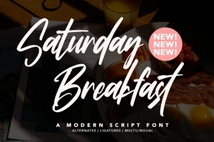 Saturday Breakfast Font Download