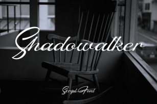 Shadowalker Script Font Font Download