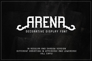 Arena - Blackletter Decorative Display Font Font Download