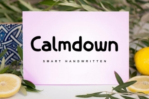 Calmdown Font Download