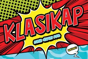 KLASIKAP - Comic Display Font Font Download
