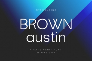 Brown Austin Font Download