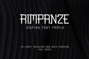 Rimpanze - Display Font Family Font Download