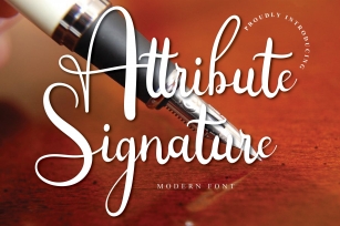 Attribute Signature Font Download