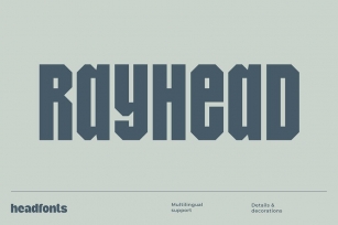Rayhead Condensed Sans Serif Font Download