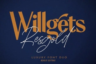 Resgold Willgets Font Download