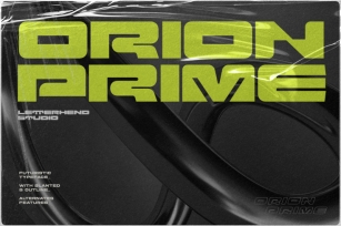 Orion Prime - Futuristic Font Font Download