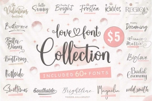 All Love s Collections Bundles Font Download