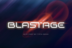 Blastage - Scifi Techno Game Expanded Sans Font Download