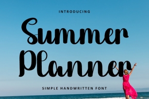 Summer Planner Font Download
