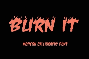 Burn It Font Download