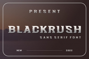 Blackrush font Font Download