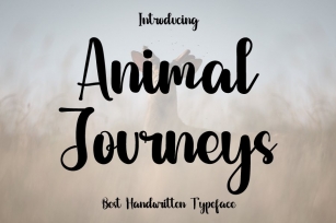 Animal Journeys Font Download