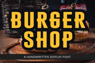 Burger Shop Font Download