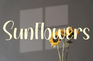 Sunflowers Font Download