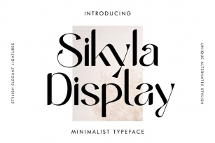 Sikyla Display Font Download