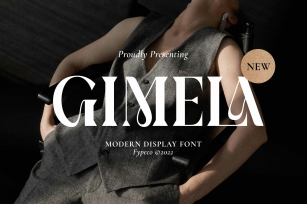 Gimela-Modern Display Font Download