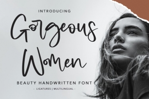 Gorgeous Women Font Download