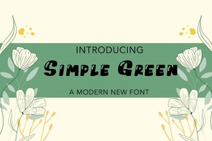 Simple Green Font Download
