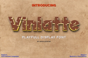Vinlatte Font Download