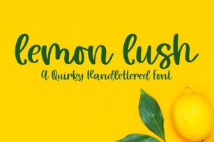 Lemon Lush Font Download