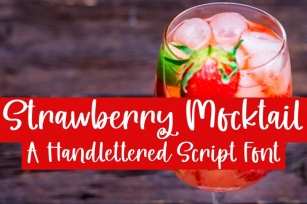 Strawberry Mocktail Font Download