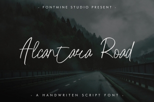 Alcantara Road Font Download