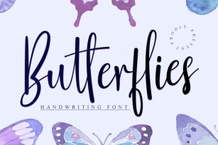 Butterflies Font Download
