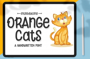 Orange Cats Font Download