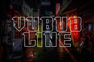 VUBUB LINE Font Font Download