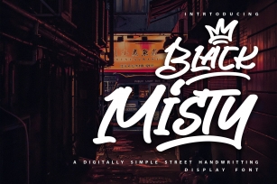 Black Misty Font Download