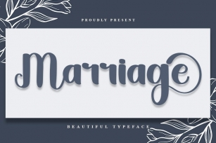 Marriage Font Download
