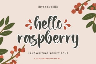 Hello Raspberry Font Download