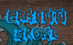 Graffiti stroke Font Download