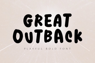 Great Outback Font Download