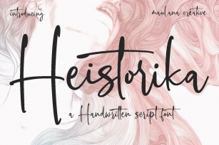Heistorika Signature Script Font Font Download