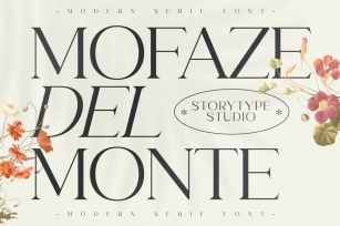 Mofaze Del Monte Serif Font Font Download