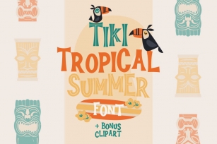 Tiki Tropical Summer Font Download