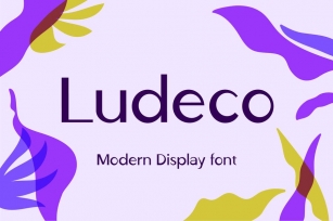 Ludeco Modern Display Font Font Download