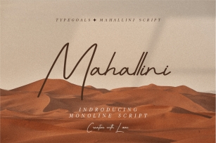 Mahallini - FontbyE Font Download