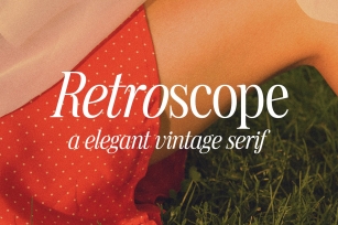 Retroscope Nostalgic Serif Font Download