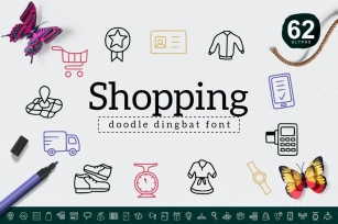 Shopping Dingbat Font Download