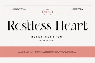 Restless Heart Font Download