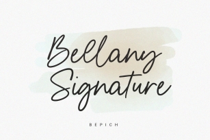 Bellany Signature Font Download