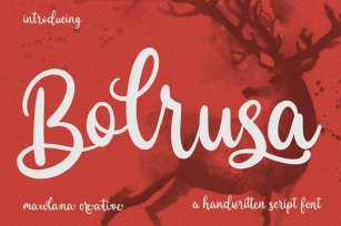 Bolrusa Script Font Font Download