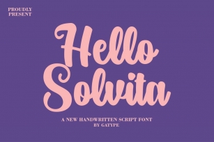 Hello Solvita Font Download