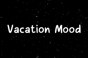Vacation Mood Font Download