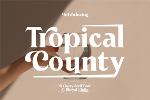 Tropical County Font Download