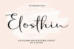 Elosthin Font Download