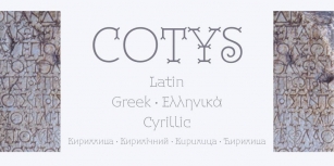 Cotys LGC Font Download